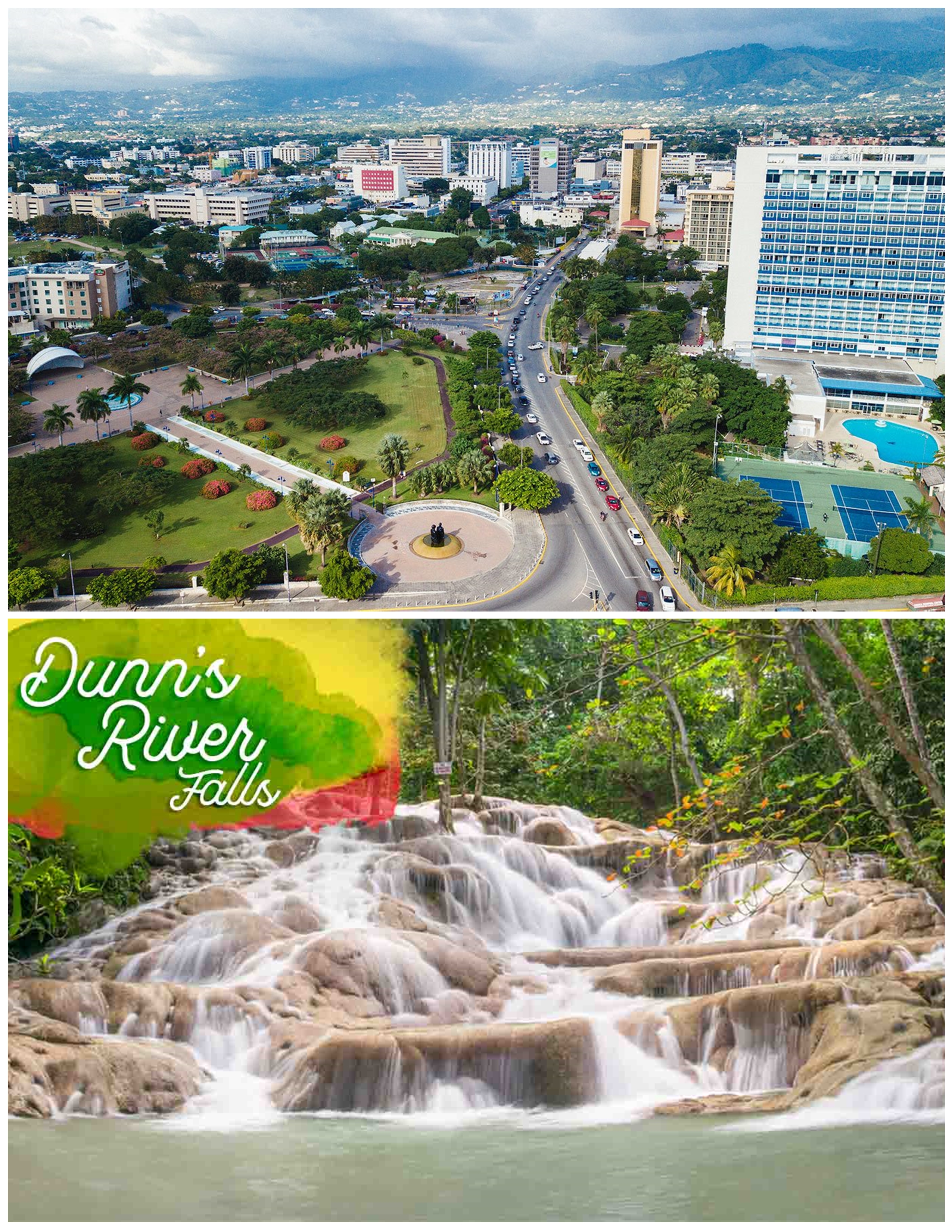 From New Kingston & Liguanea Area - Dunn's River Falls (Round Trip)