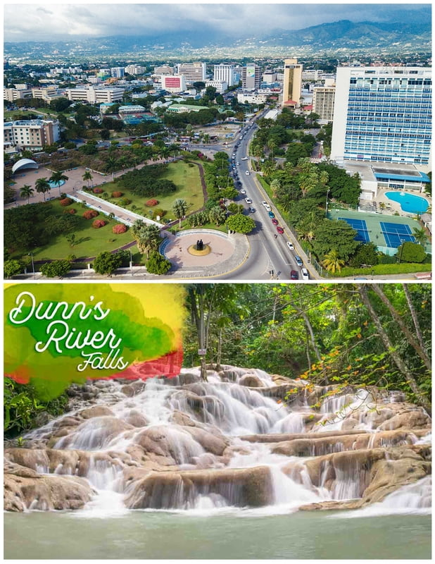 From New Kingston & Liguanea Area - Dunn's River Falls (Round Trip)