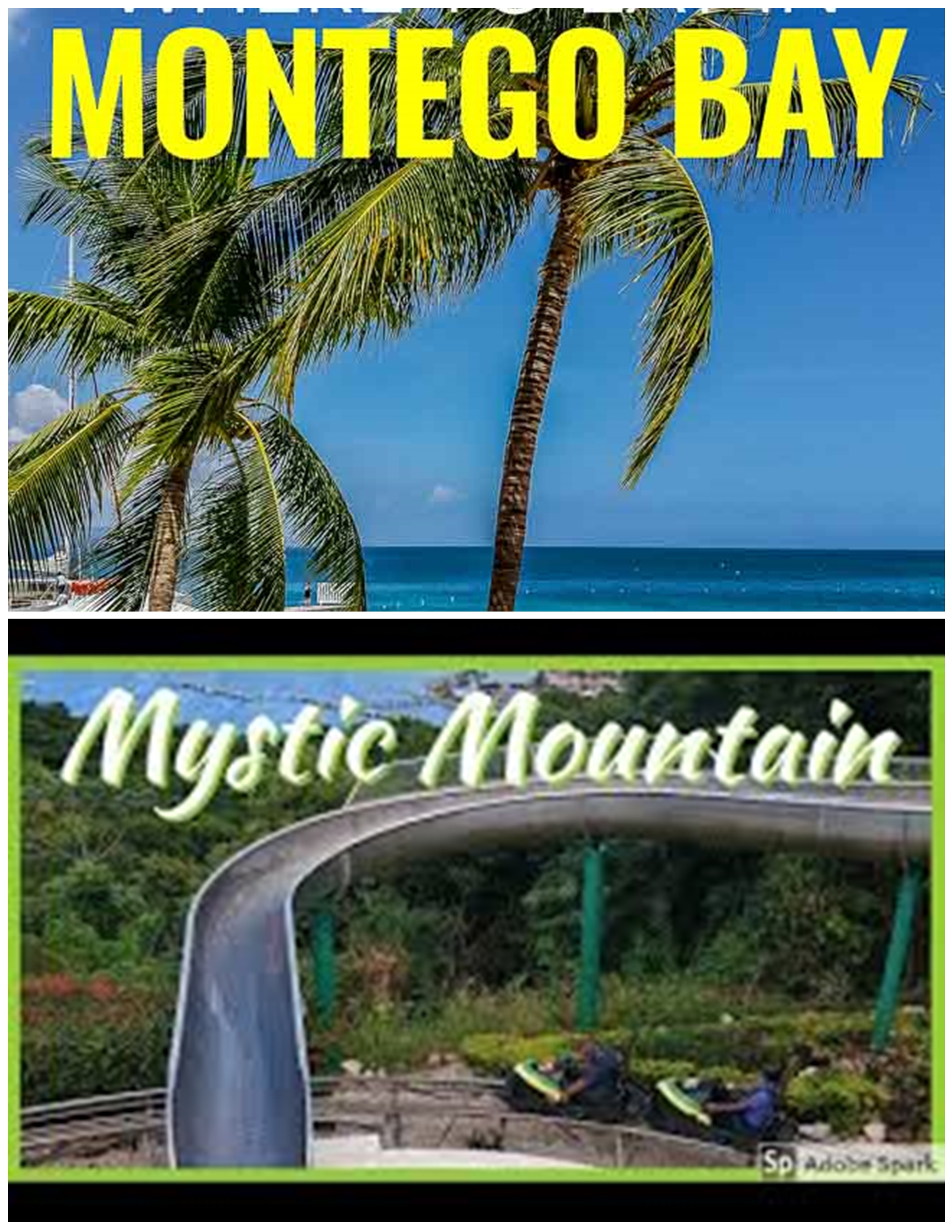 From Montego bay North Course Hwy Area - Mystic Mountain ( Round Trip)