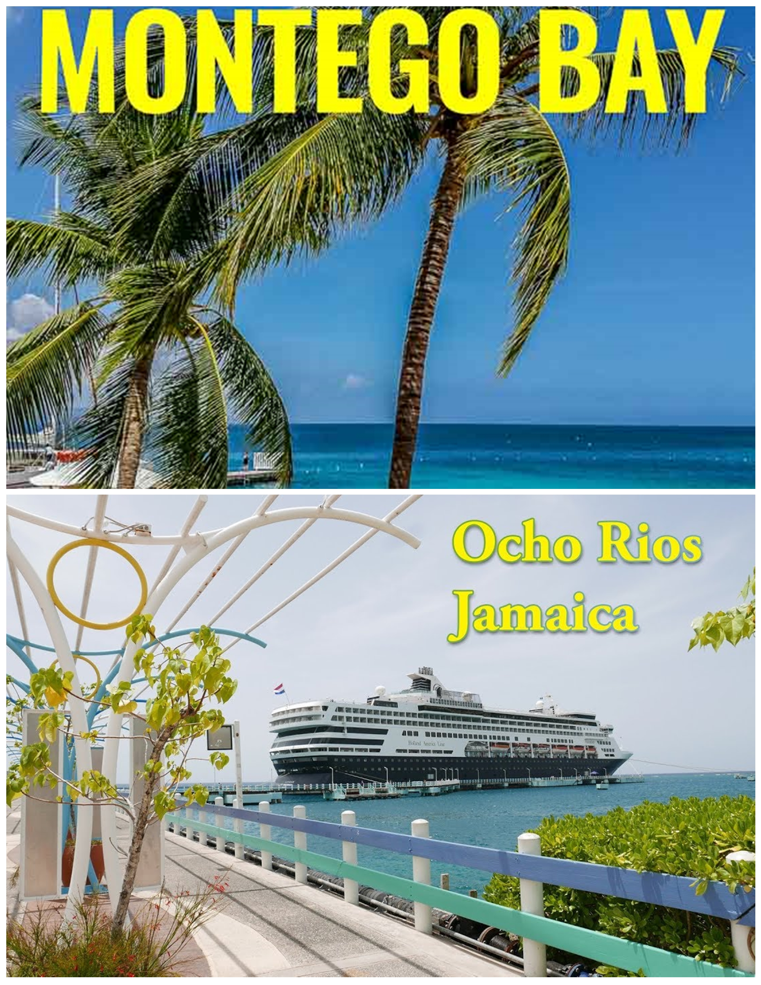 From Montego bay Hotels on North Course Highway Area - Cruise Ship Pier ( Round Trip)