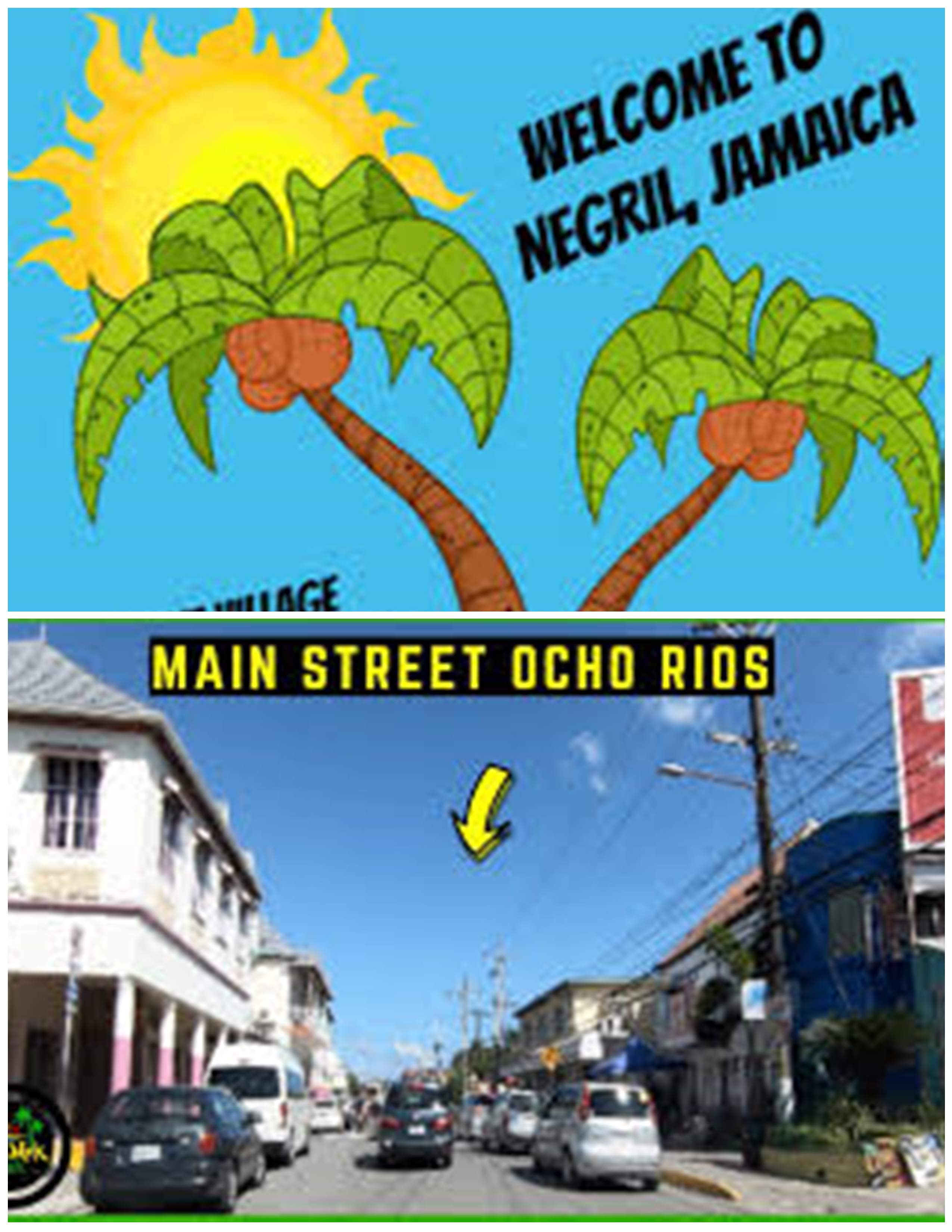 From Negril Center Area -Main Street Ocho Rios ( Round Trip)