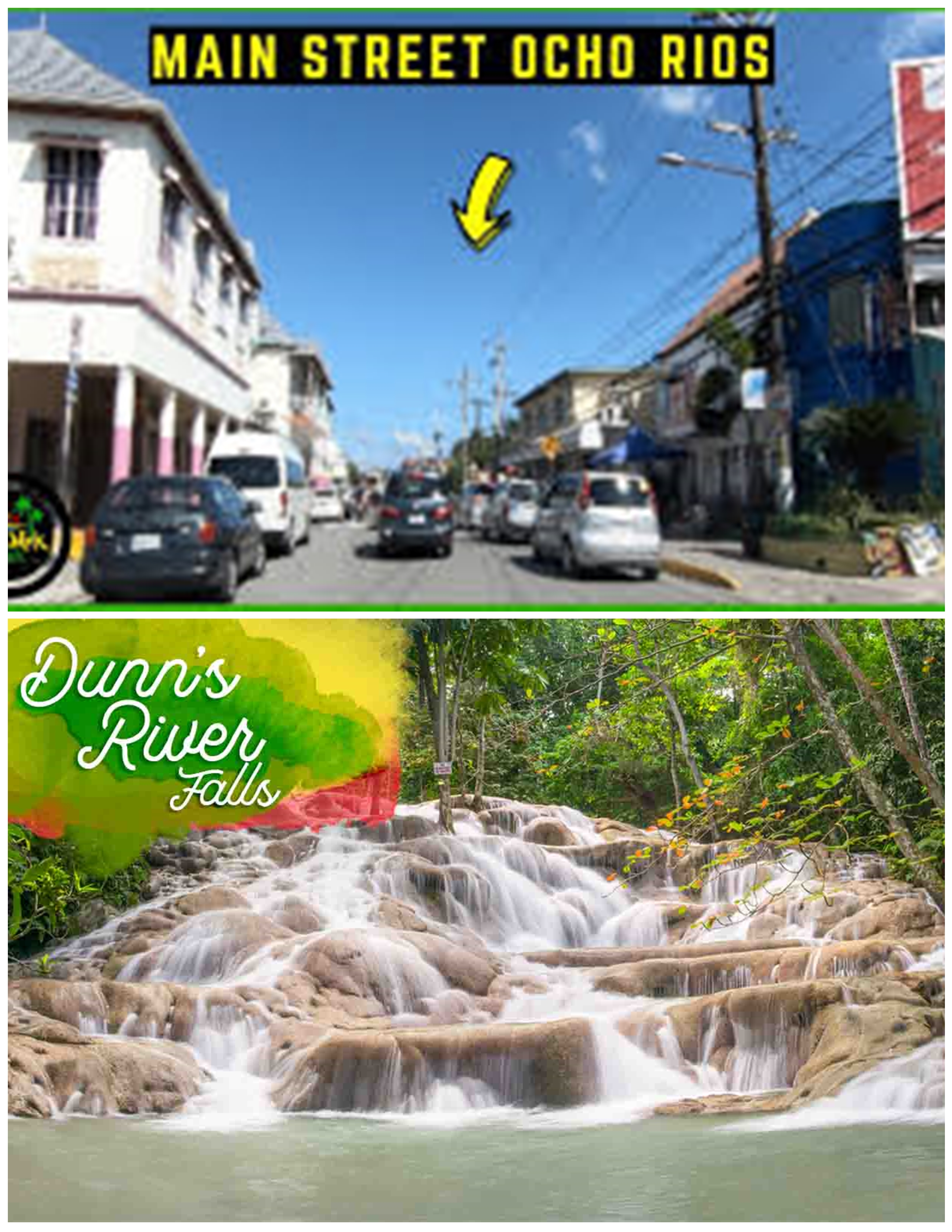 From Ocho Rios Main Street Area  - Dunn's River Falls( Round Trip)