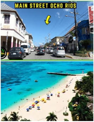 From Ocho Rios Main Street Area - Doctors' Cave Beach ( Round Trip)