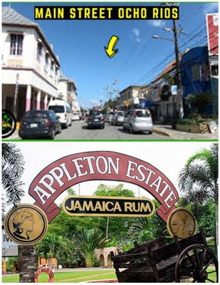 From Ocho Rios Main Street - Appleton Estate St Elizabeth ( Round trip)