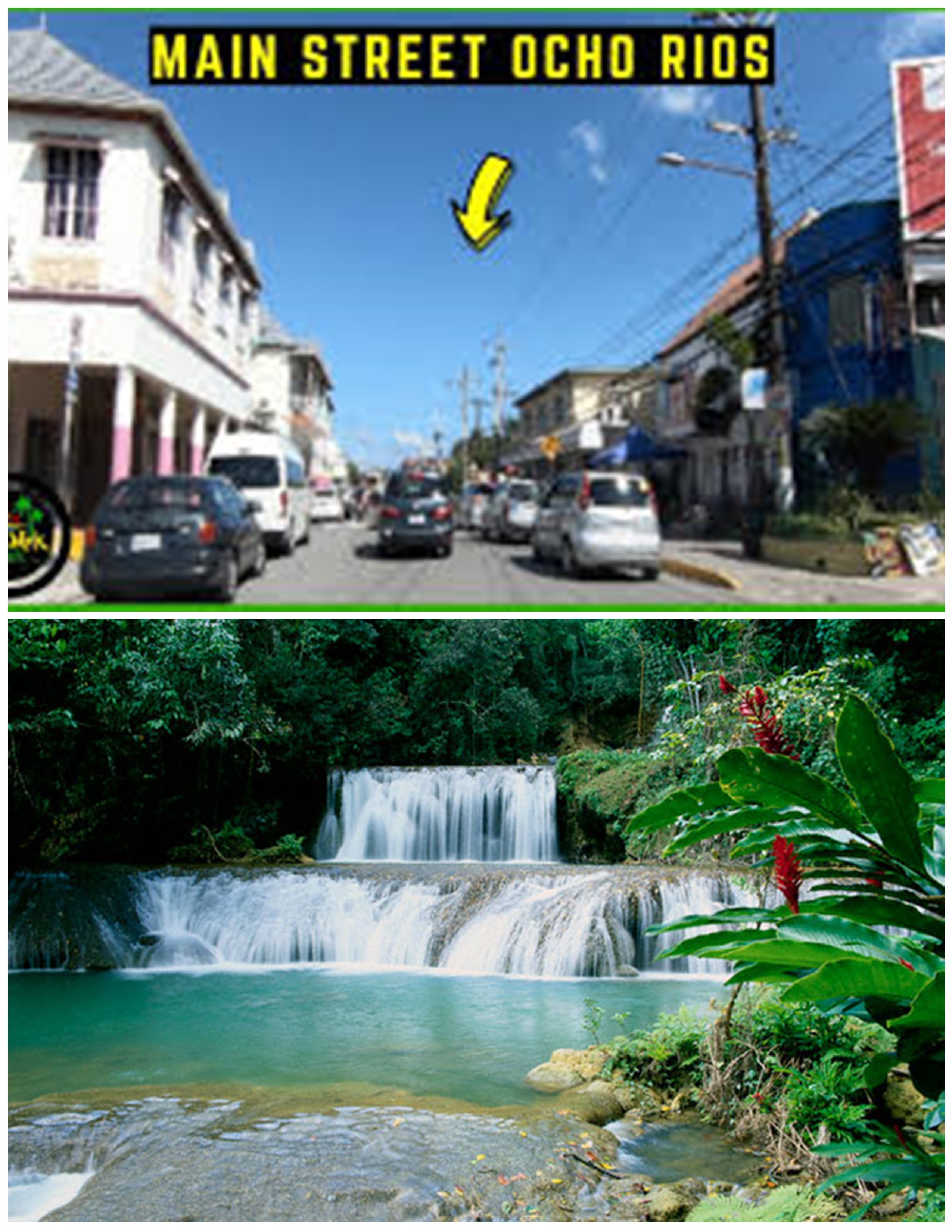 Ocho Rios main Street Area -YS Falls St. Elizabeth (Round Trip)