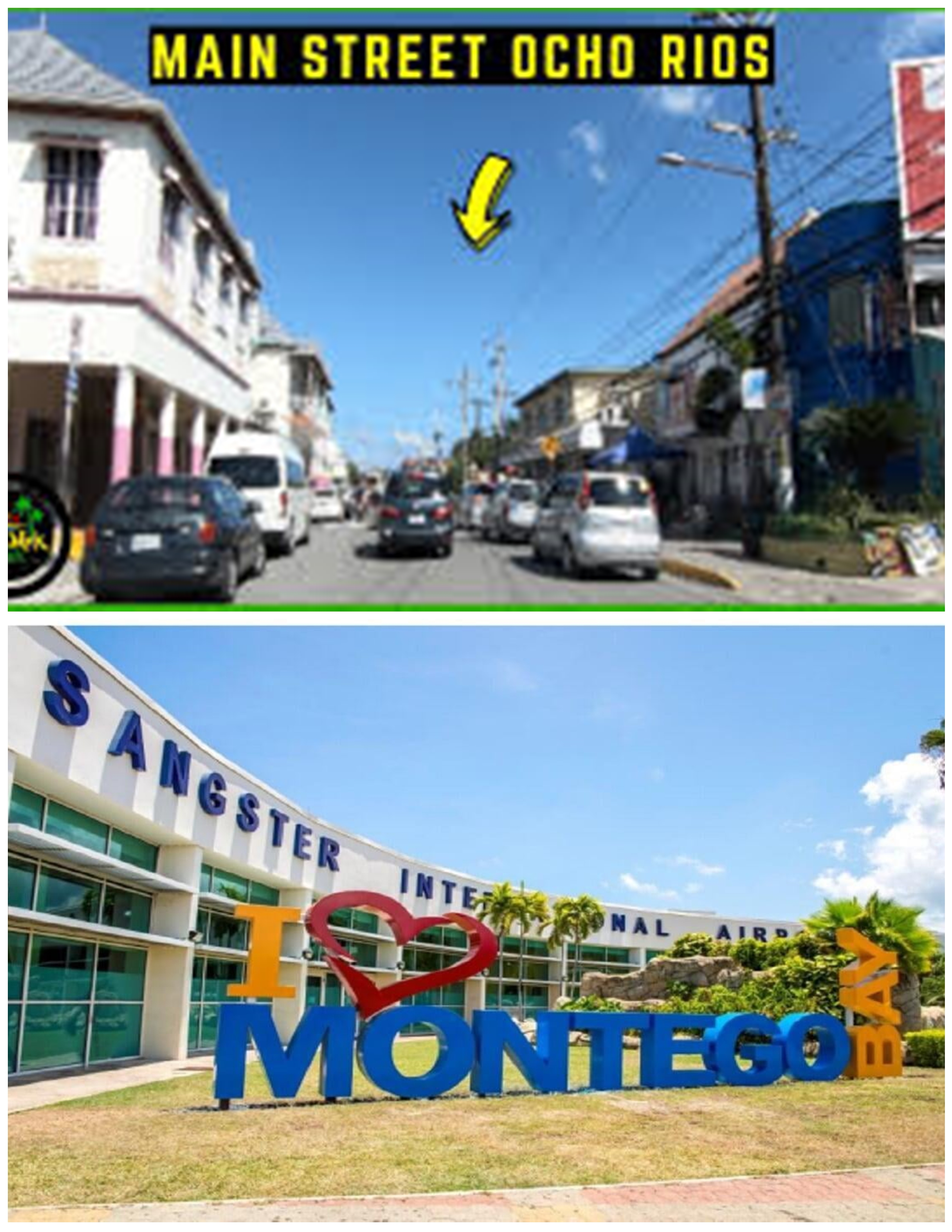 Ocho Rios Main Street - Donald Sangster's International ( Montego Bay)