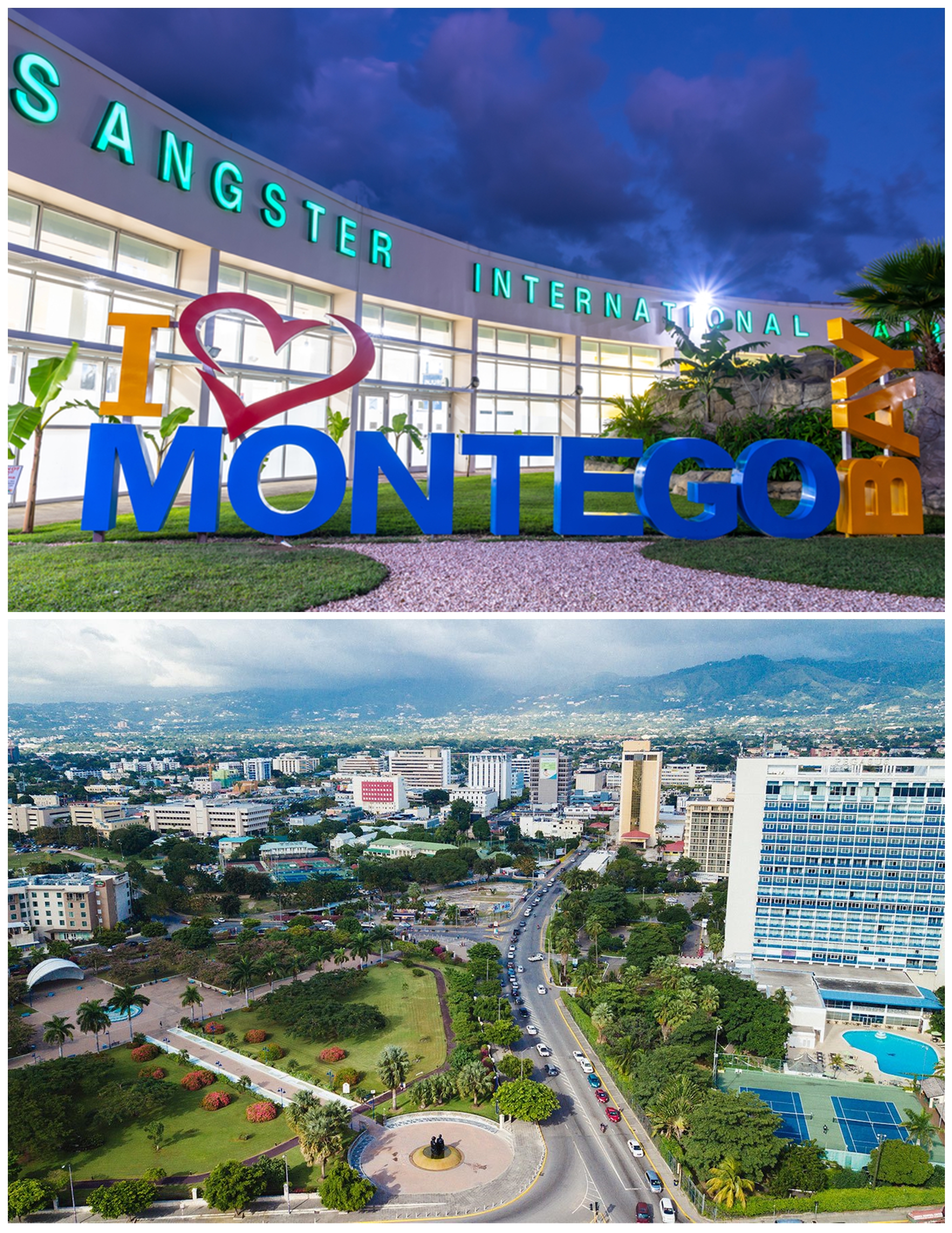 Donald Sangsters International ( Montego bay ) - New Kingston/ Liguanea Area