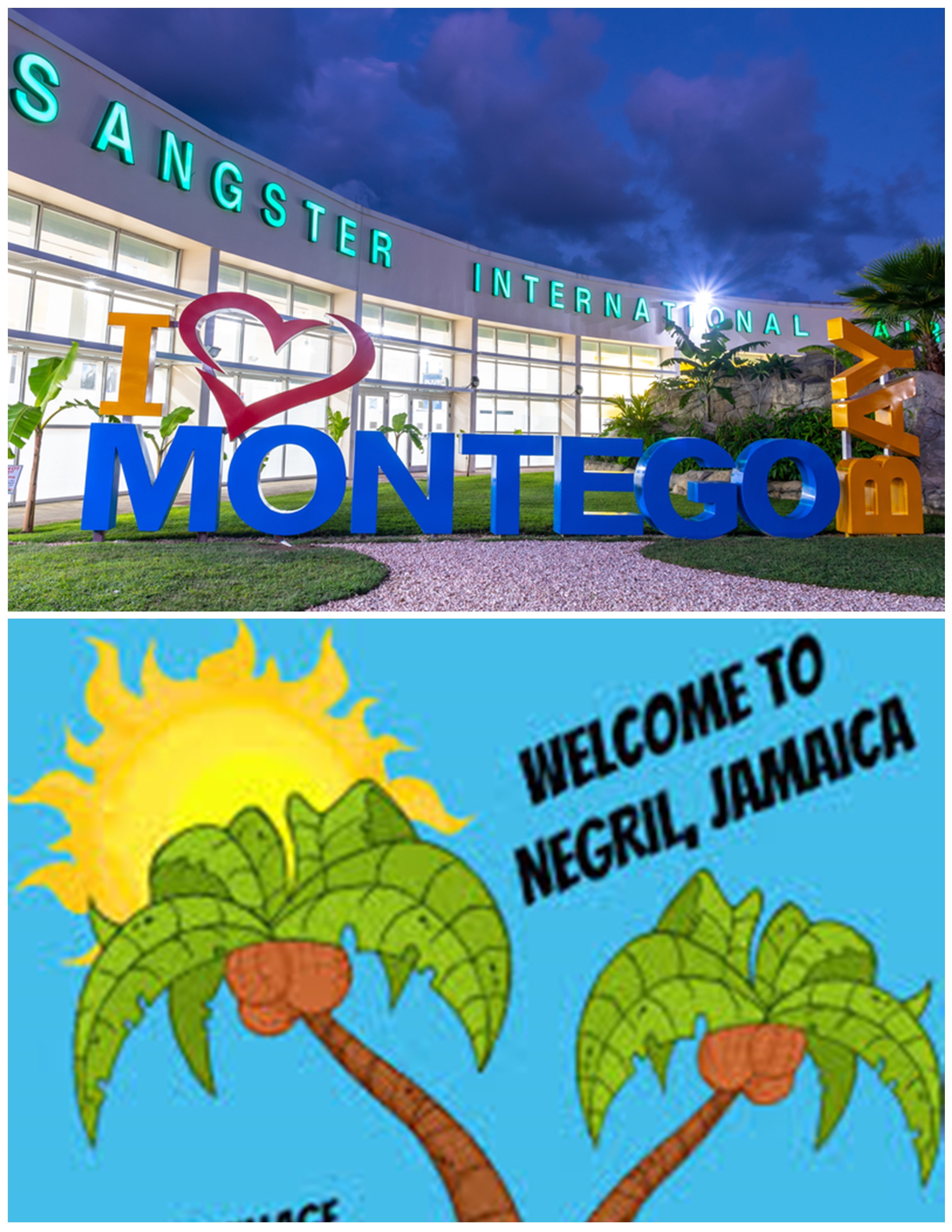 Donald Sangster's International ( Montego bay ) - Negril Town