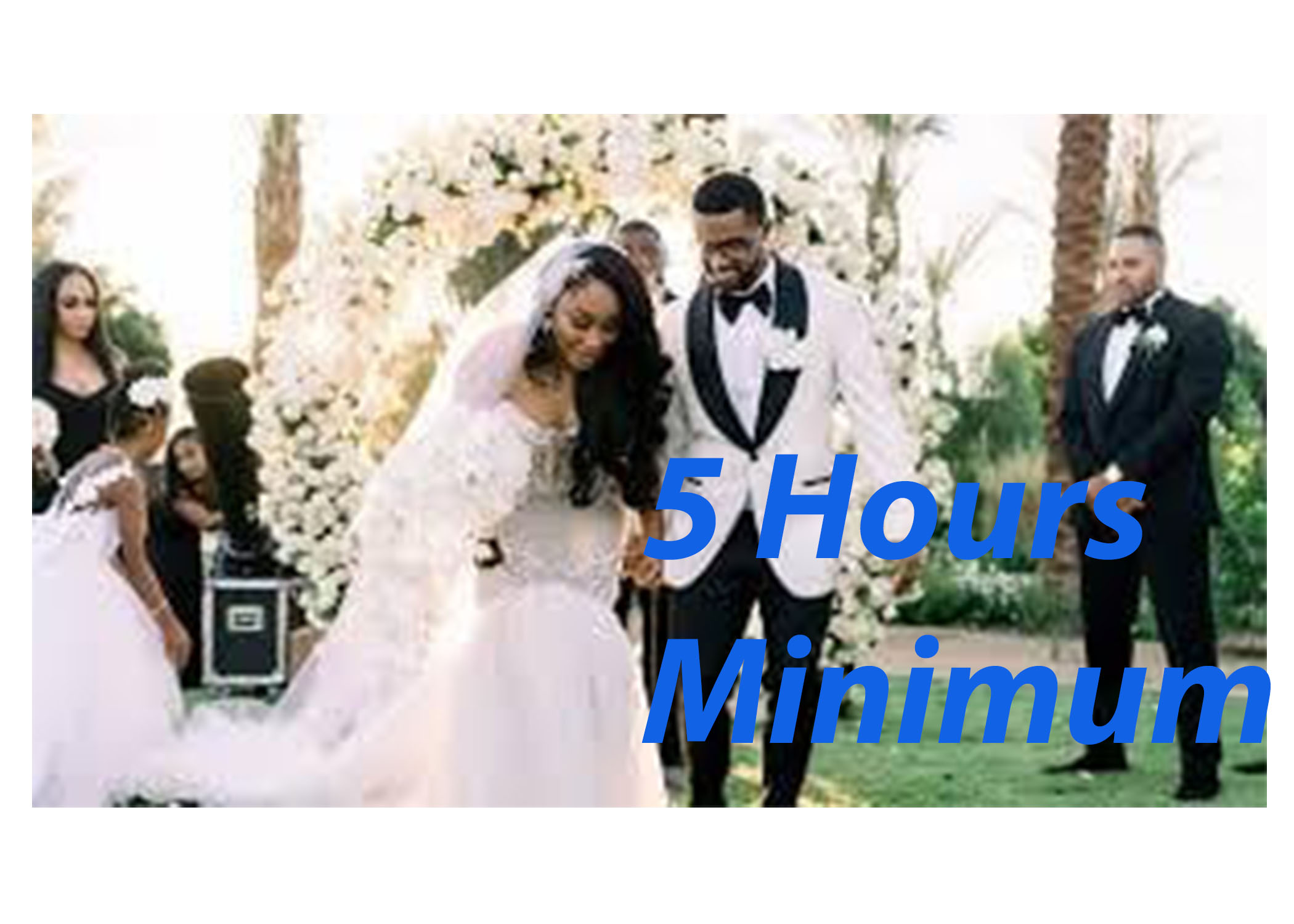 Wedding Escort Services (5 hrs minimum)