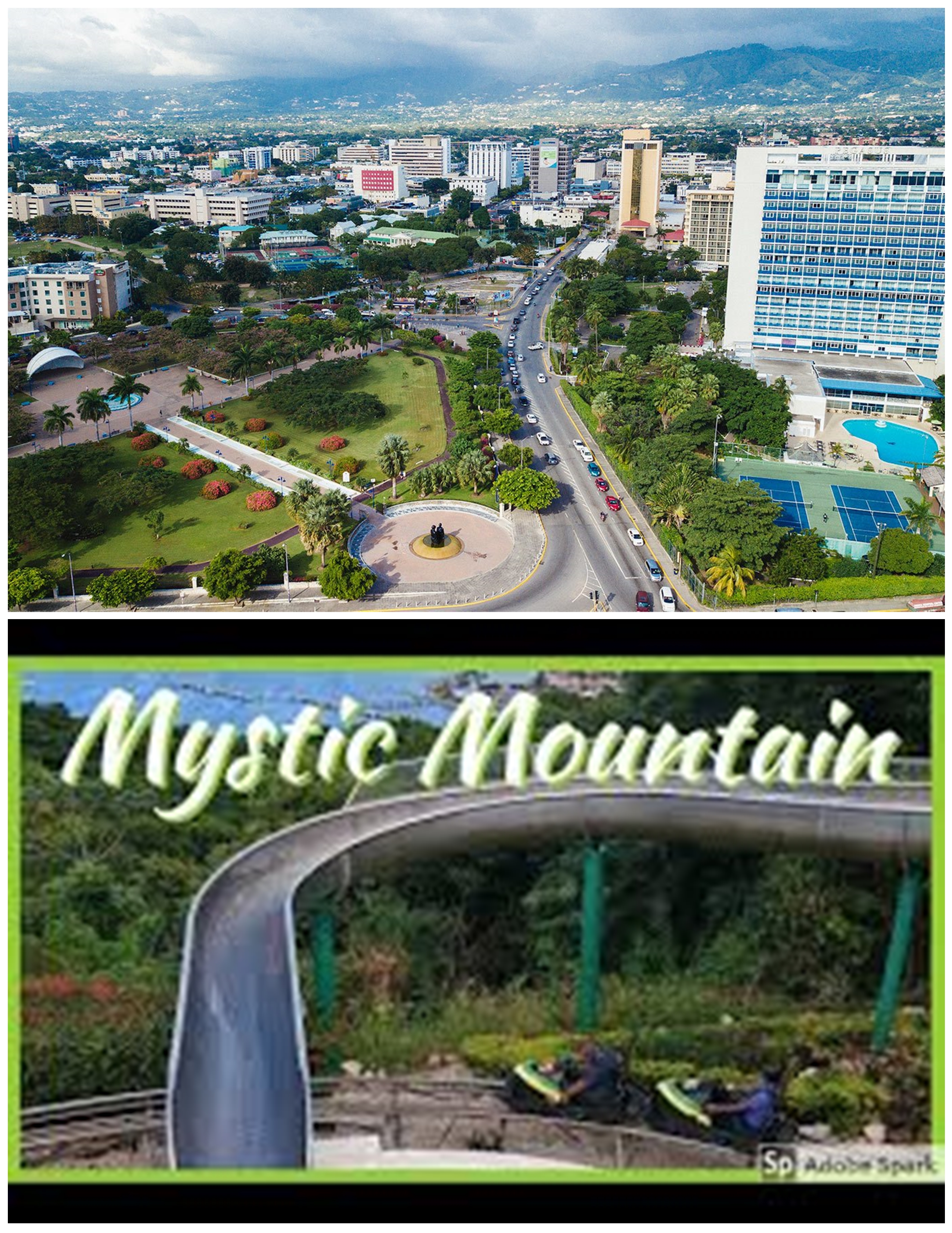 From New Kingston & Liguanea Area - Mystic Mountain ( Round Trip)